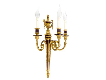 LUXURY FOUNDRY CLASSIC 510 - Brass wall lamp by Il Bronzetto - view 2